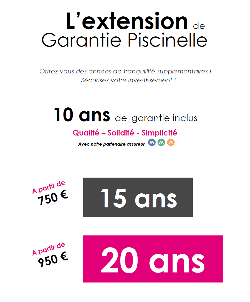 extension de garantie Piscinelle