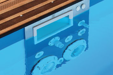 swimming pool filtration panel