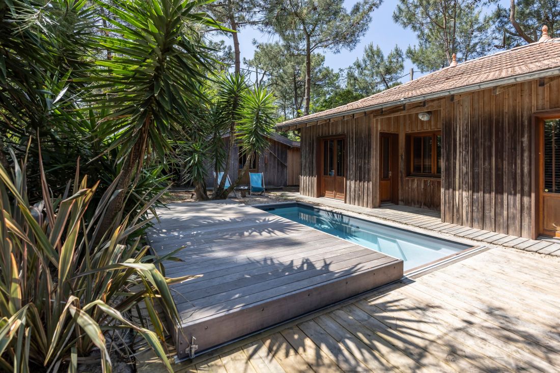 Petite piscine sans autorisation avec Rolling-Deck au Cap Ferret - Piscinelle
