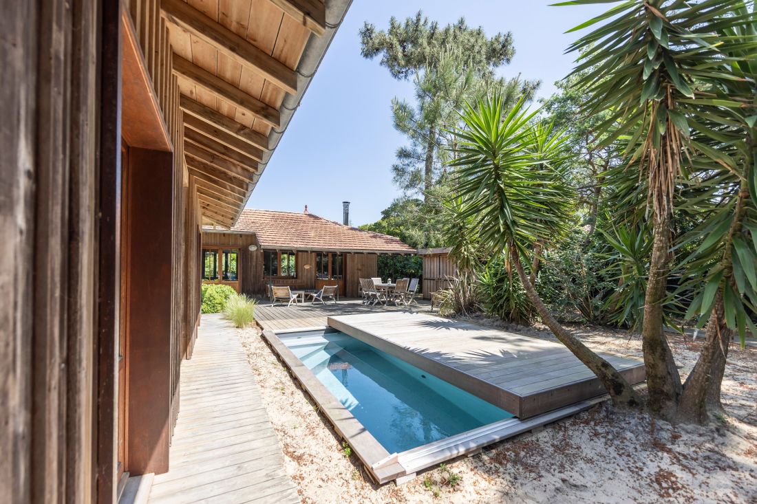Petite Piscinelle au Cap Ferret avec un Rolling-Deck.