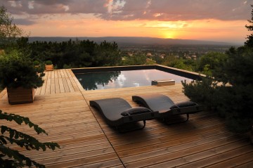 Above-ground pool in Saint-Etienne