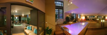 Indoor above-ground pool in Paris