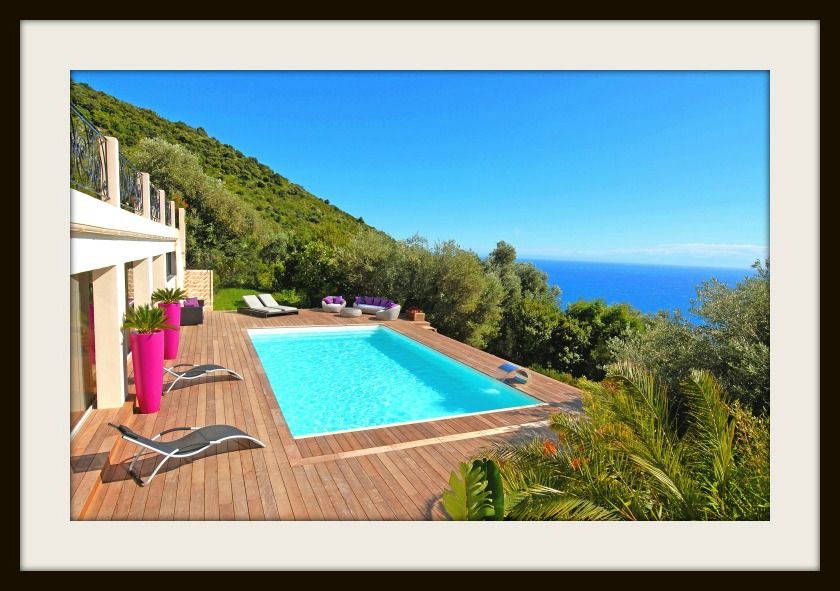 2011 Piscinelle Gold award - Traditional pool in the hills overlooking Eze