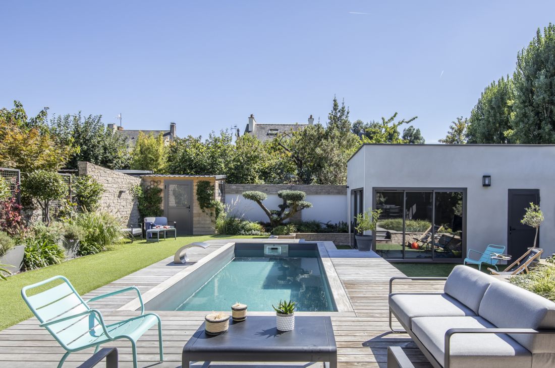 trophee d'or 2018 - Catégorie Piscine installée par un particulier (crédit photo : Fred Pieau).