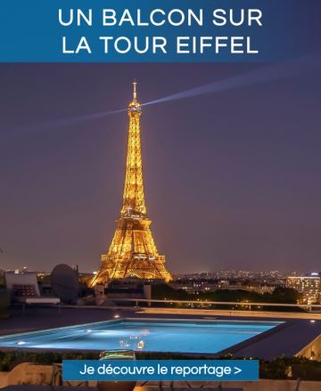 Nouveau reportage unique : une Piscinelle face à la Tour Eiffel