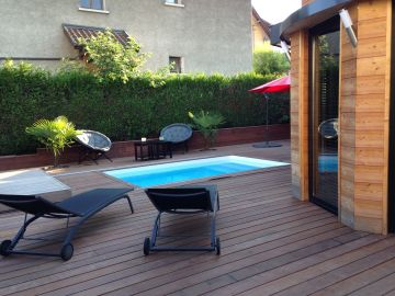 Terrasse piscine mobile