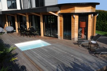 Terrasse piscine mobile